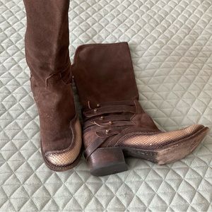 Freebird brown suede boots